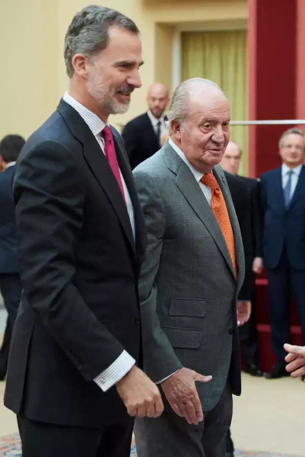 Rey Felipe VI y Juan Carlos de España