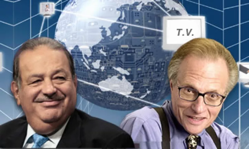 Carlos Slim iniciará este proyecto junto a Larry King, experimentado ex conductor de la cadena CNN. (Foto: Especial)