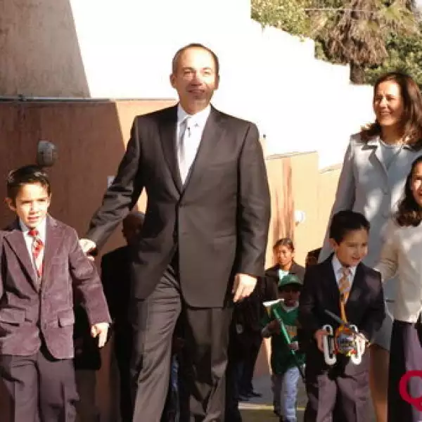 Margarita Zavala, Felipe Calderón, Luis Felipe Calderón, Juan Pablo Calderón, María Calderón