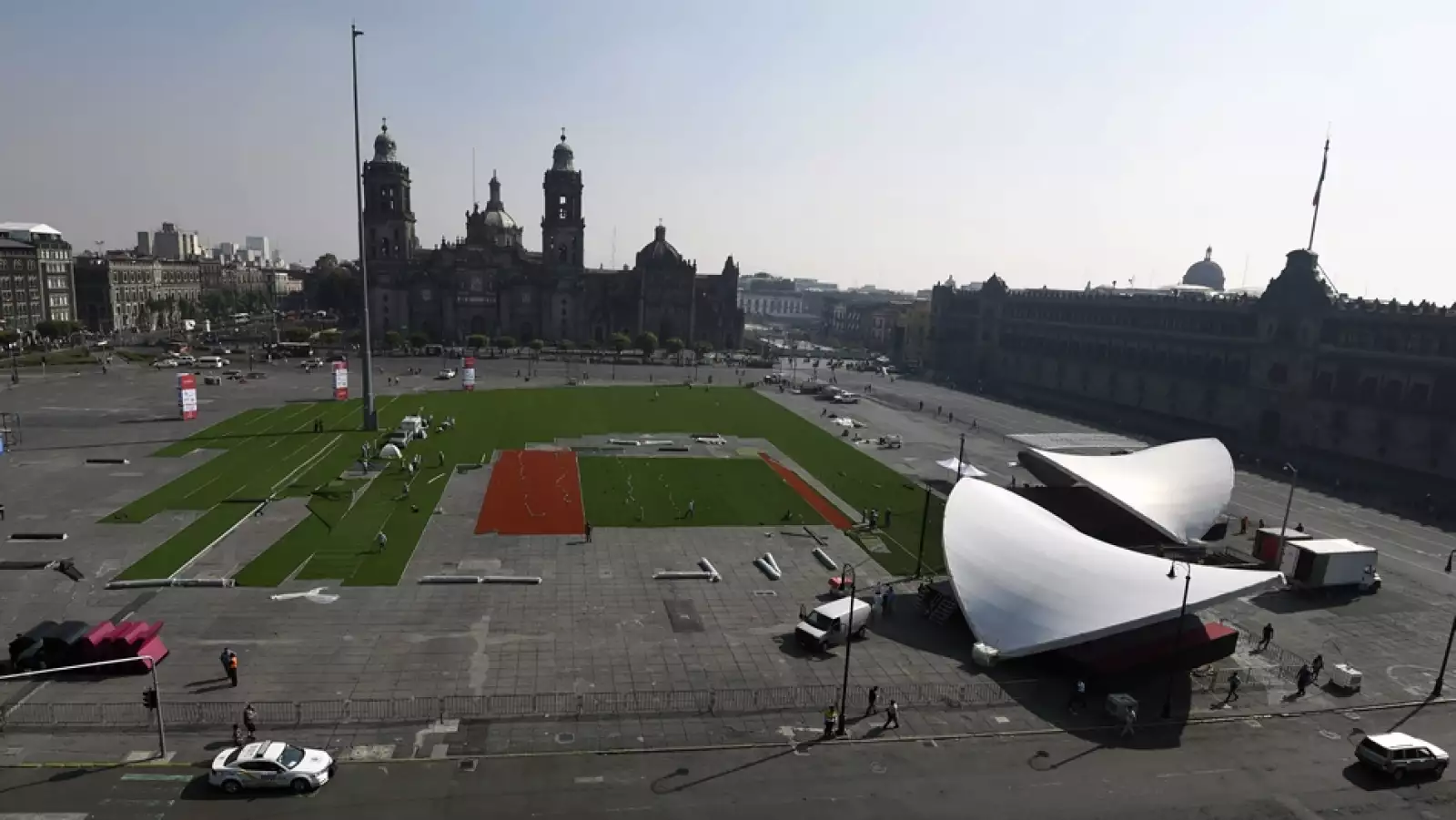 Zócalo instalación beisbol 2