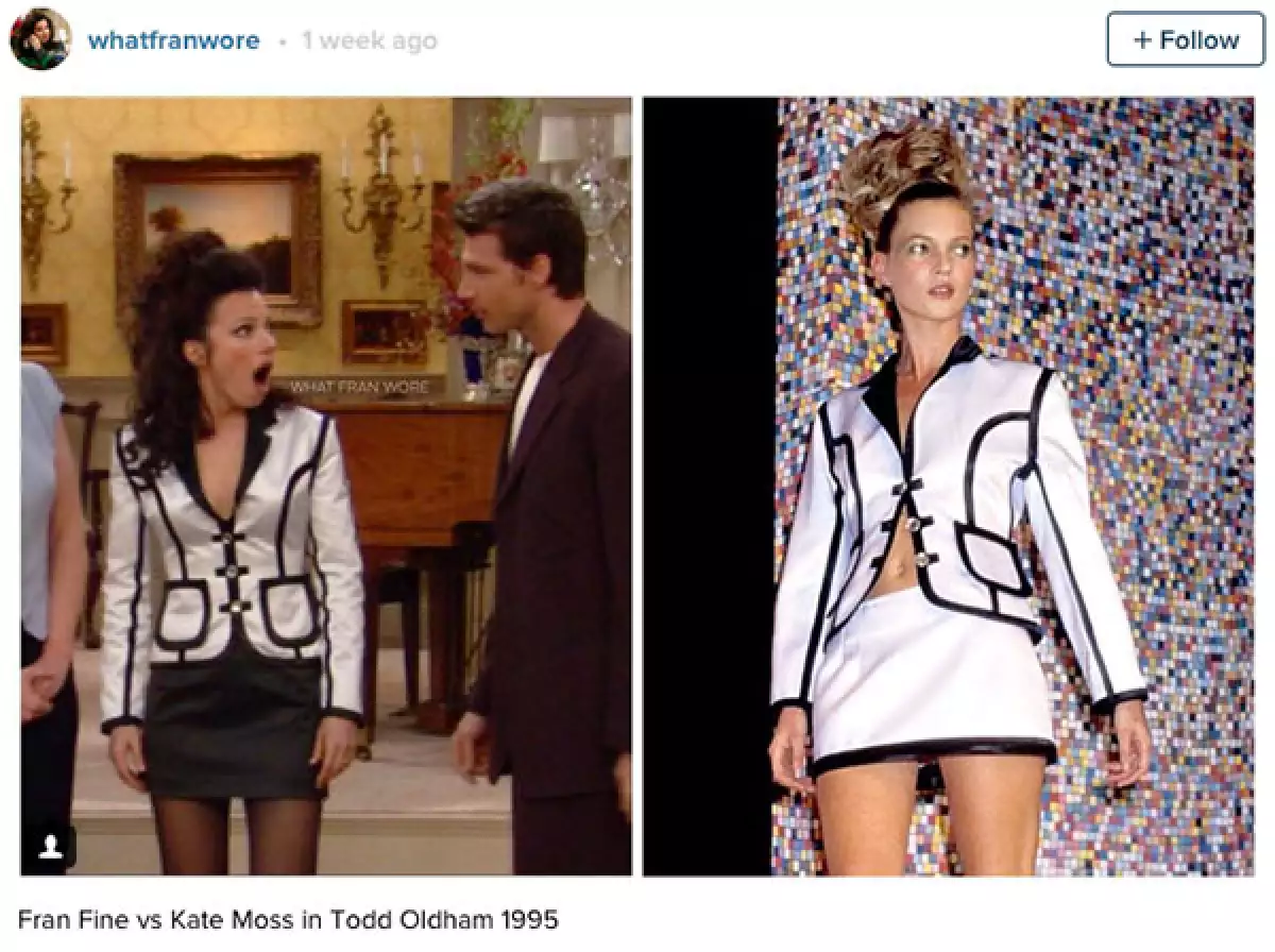 La ropa de Fran era usada hasta por Kate Moss.