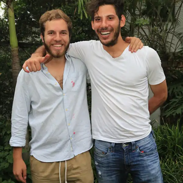 Pedro Salcedo y Mario de la Mora