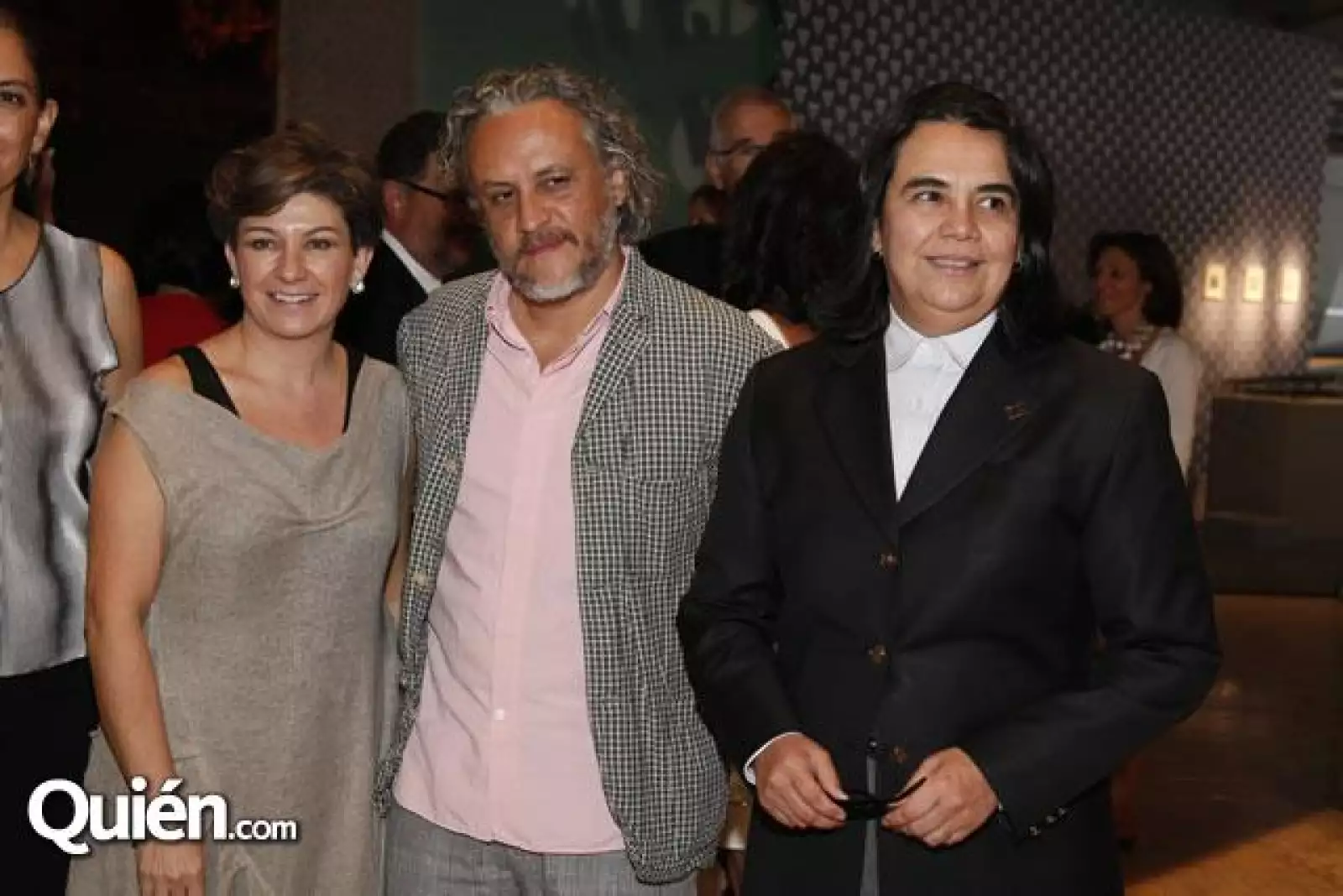 Carmen Cuenca,Gabriel Orozco y Consuelo Sáizar