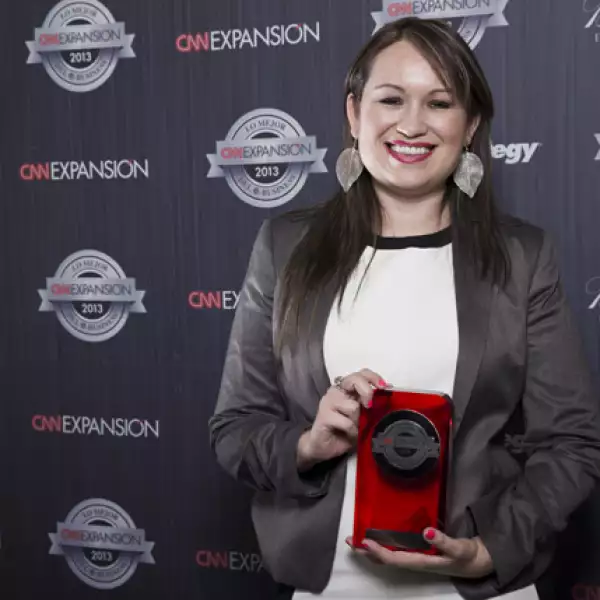 Sandra Weber, gerente senior e-Business de Experiencias Xcaret, consiguió junto con su equipo llevarse el reconocimiento como el Mejor negocio de Turismo.