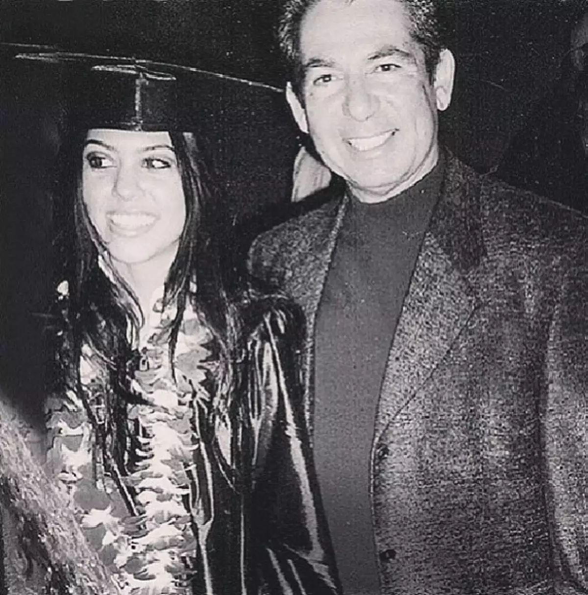 Kourtney era muy unida a su padre.