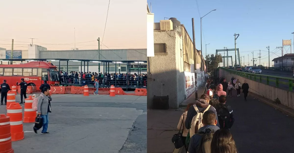 Cierre de la Línea 9 del Metro causa caos a pesar de las vacaciones 