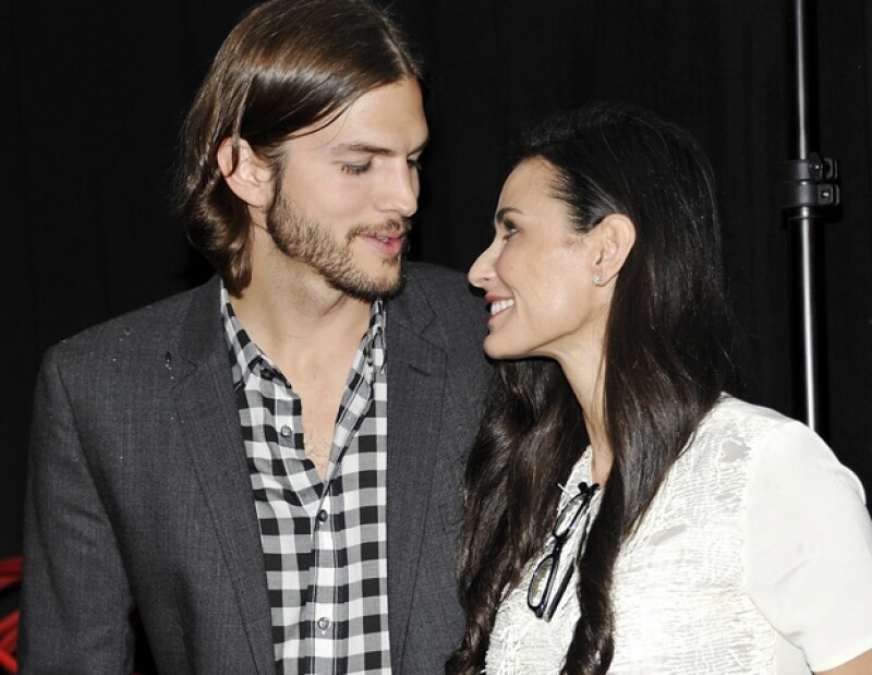 Ashton y Demi tiene seis de casados.