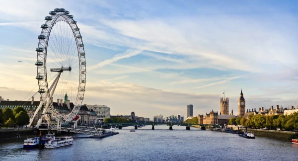 London,Morning.,London,Eye,,County,Hall,,Westminster,Bridge,,Big,Ben
