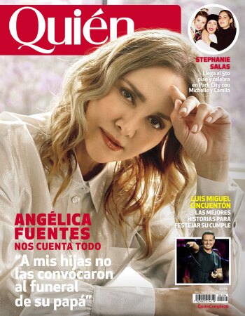 Angélica Fuentes en portada de Quién