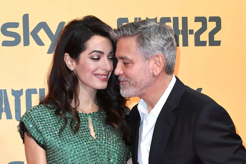 Amal y George Clooney.