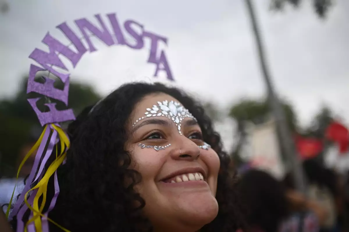 Movilización por el Día Internacional de la Mujer en Brasilia