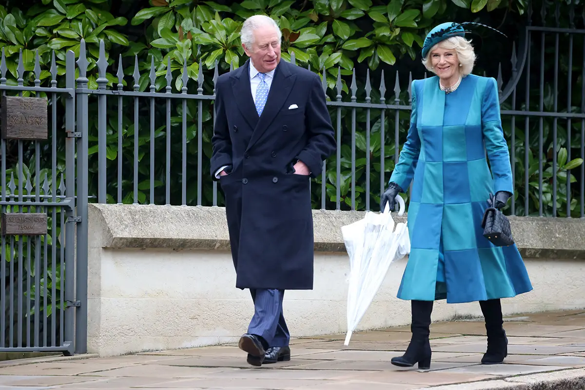 Royals Attend Christmas Day Church Service