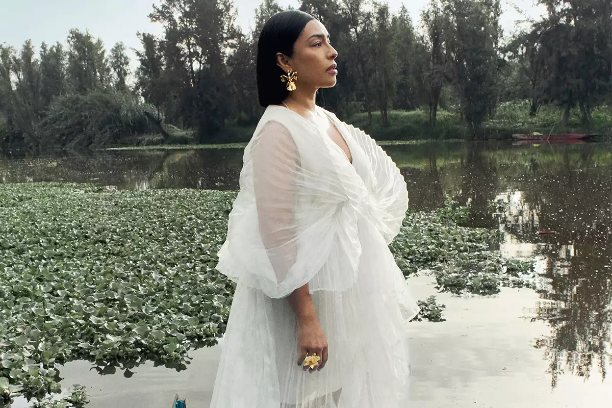 Adriana Paz, actriz mexicana. 