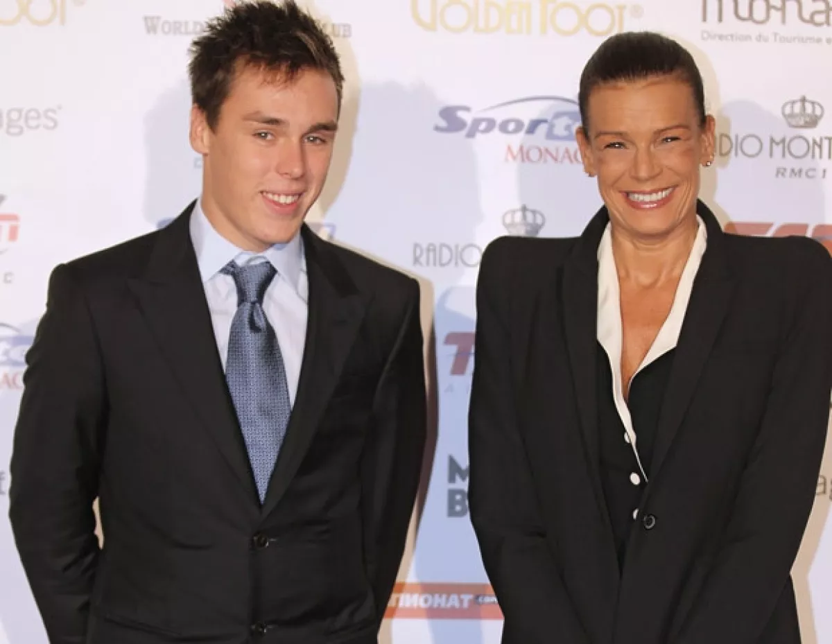 Louis Ducruet y Estefanía de Mónaco.