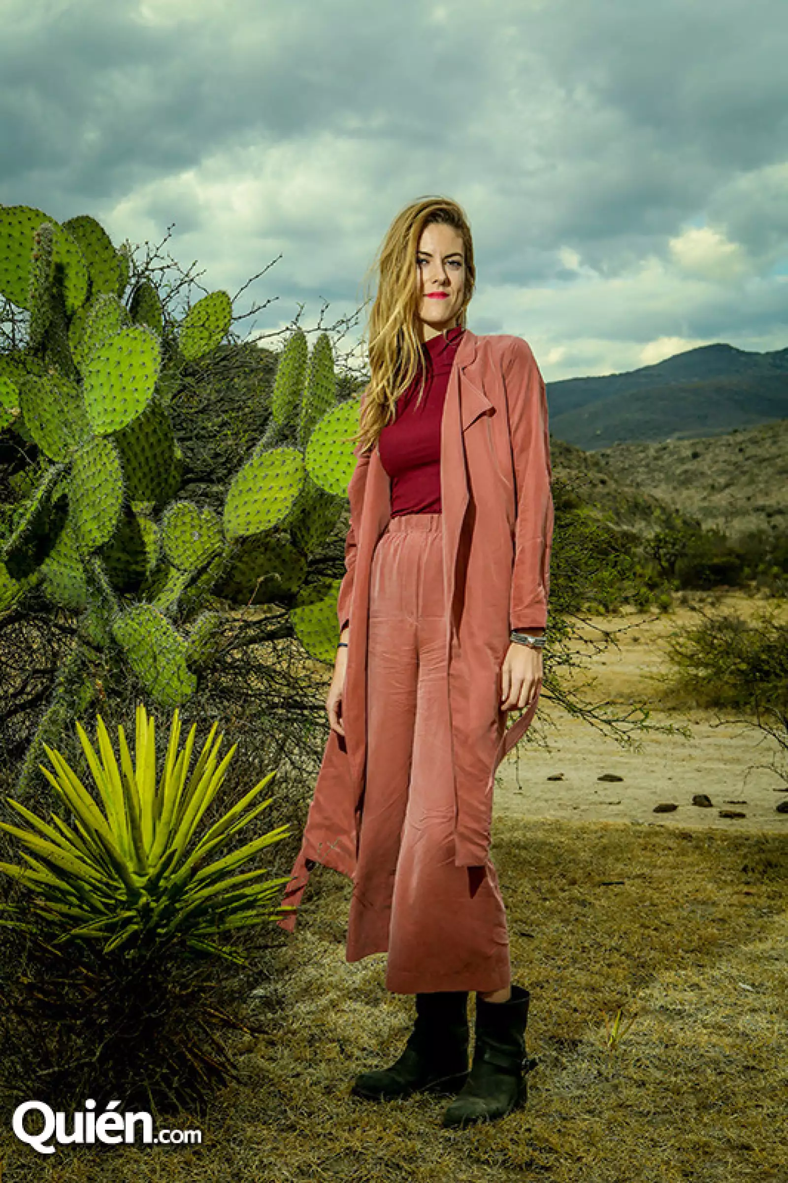 Raquel Font en el evento Mezcal Amores experience en Oaxaca