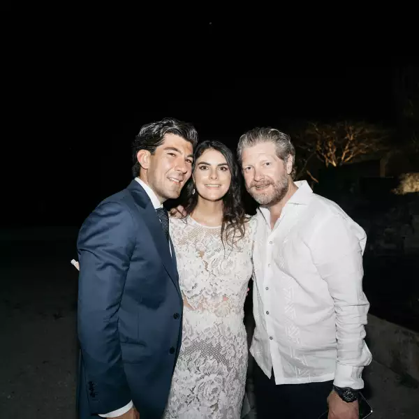 Manuel López San Martin, Celina Palomera y Luciano Pascoe 