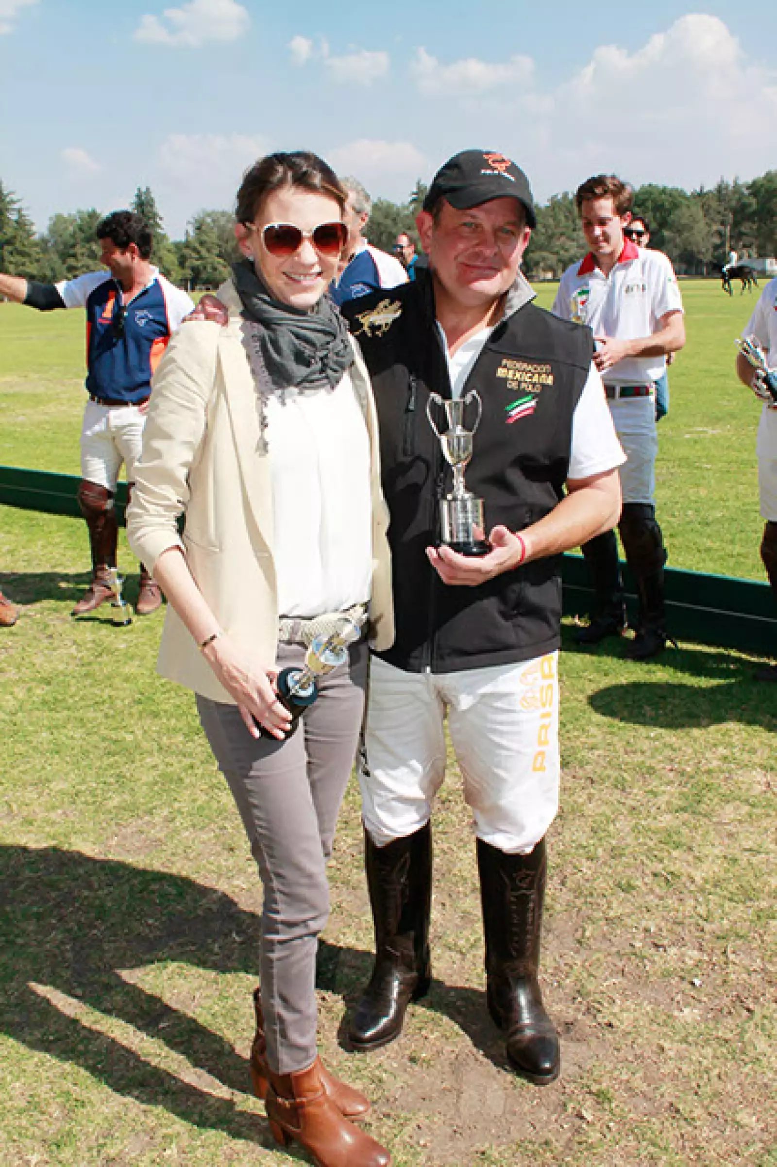 Marina Gómez de Parada y Billy Steta