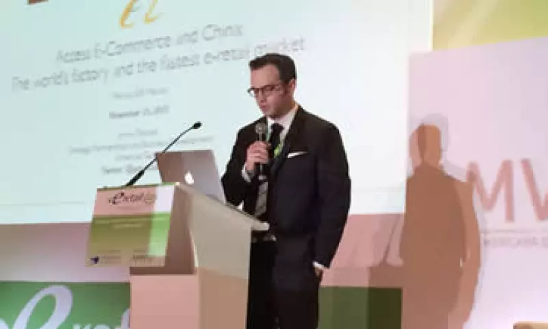 El ejecutivo de Alibaba participó en el eRetail Day de la Ciudad de México. (Foto: CNNExpansión)