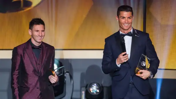 Lionel Messi y Cristiano Ronaldo 