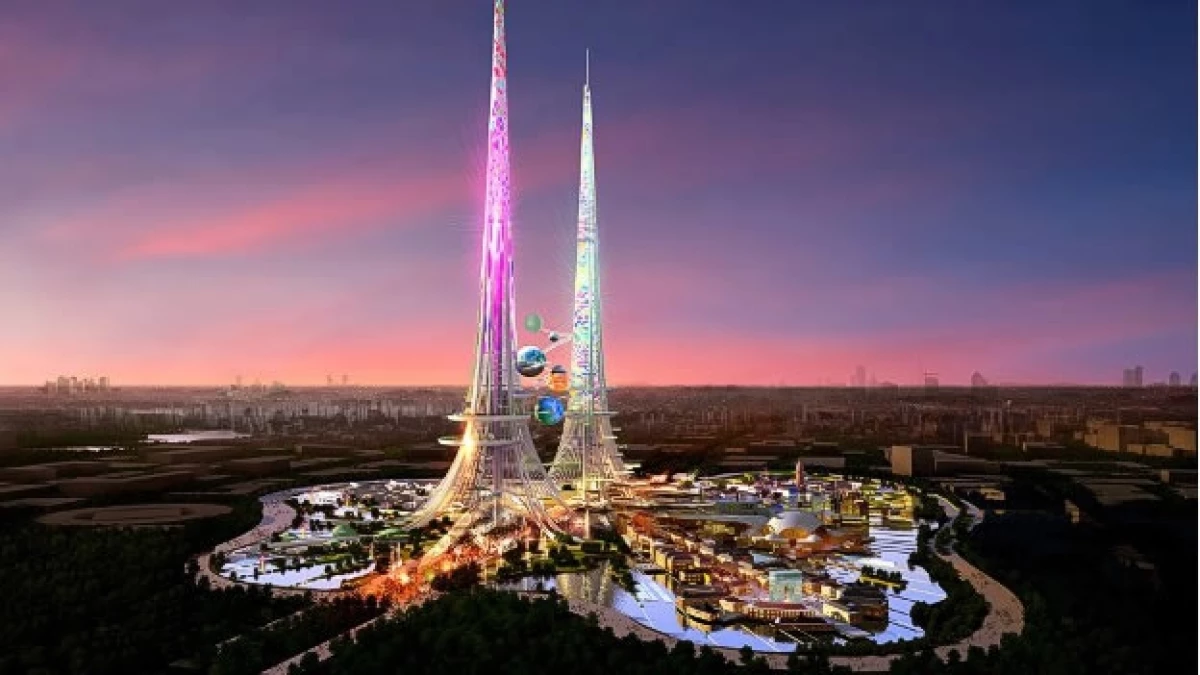 torre rosa china