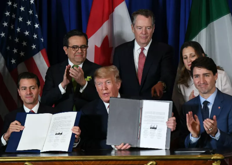 firma del T-MEC en Argentina