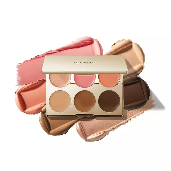 MULTI USE CREAM BLUSH, BRONZE AND HIGHLIGHT PALETTE
