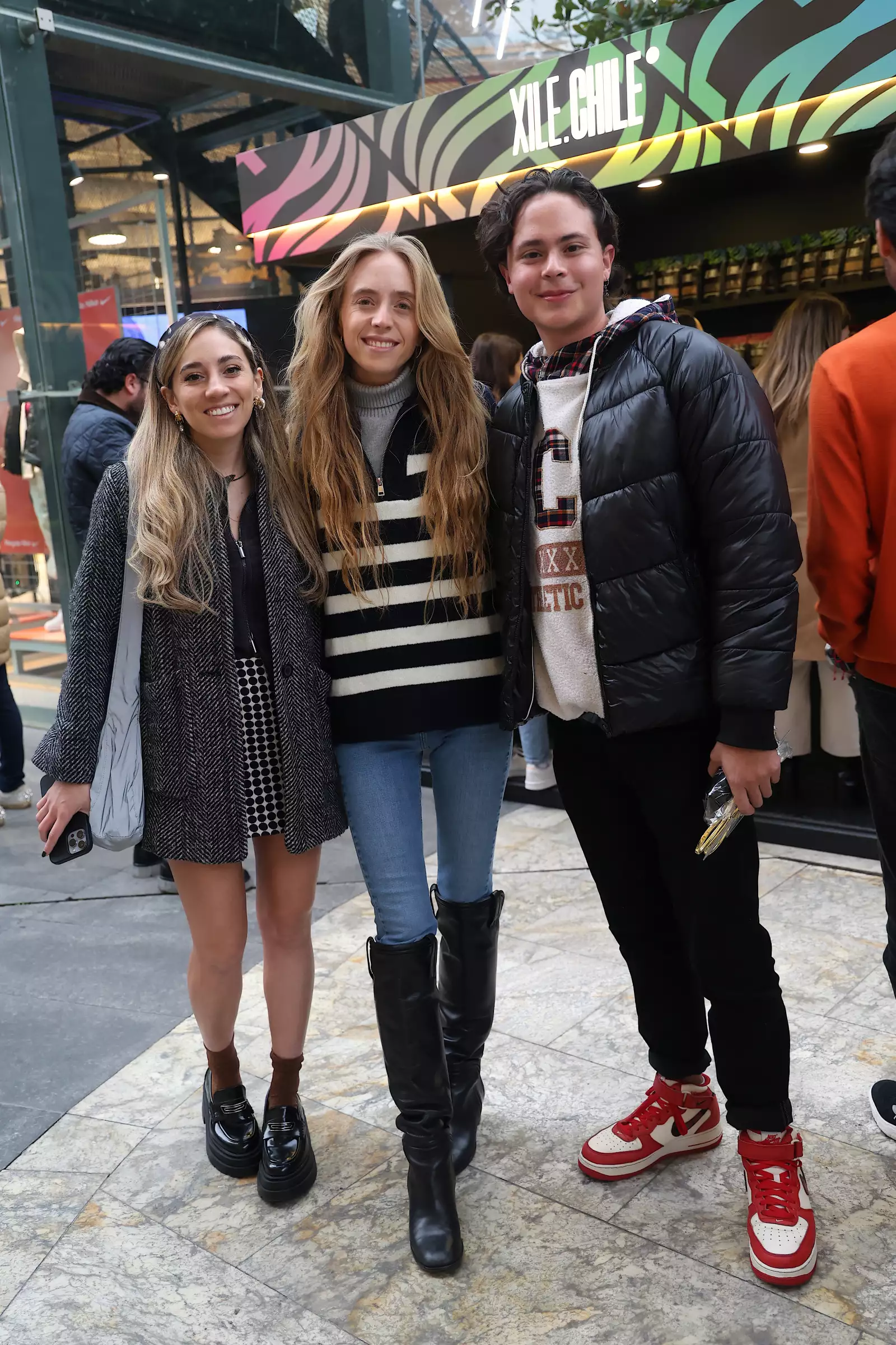 Romina Haik, Daniela Cobian  y Salvador Gómez
