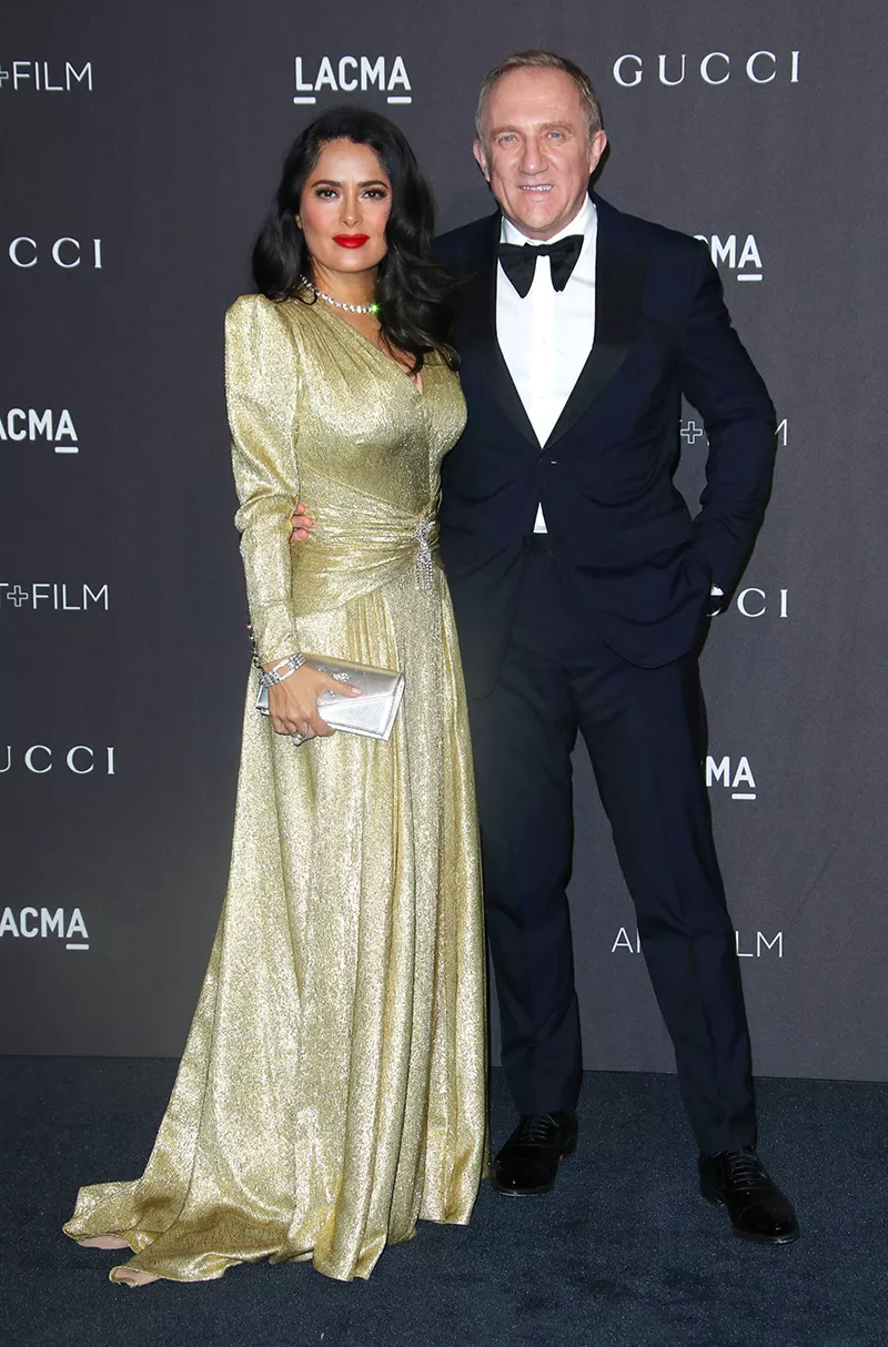 Foto: Shutterstock; Salma Hayek y François-Henri Pinault
