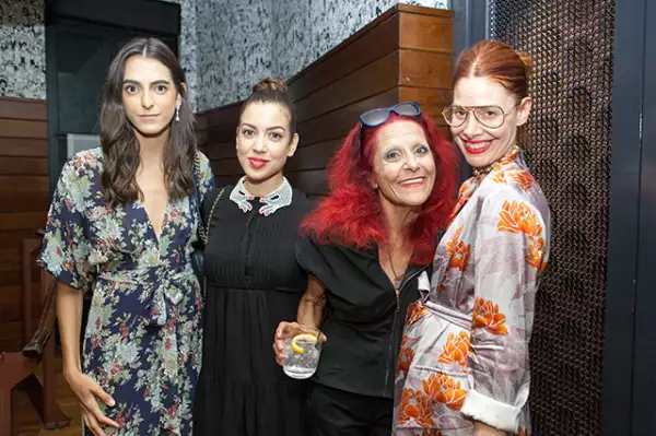 Adma Kawage, Fernanda Hernandez, Patricia Field y Christene Barberich
