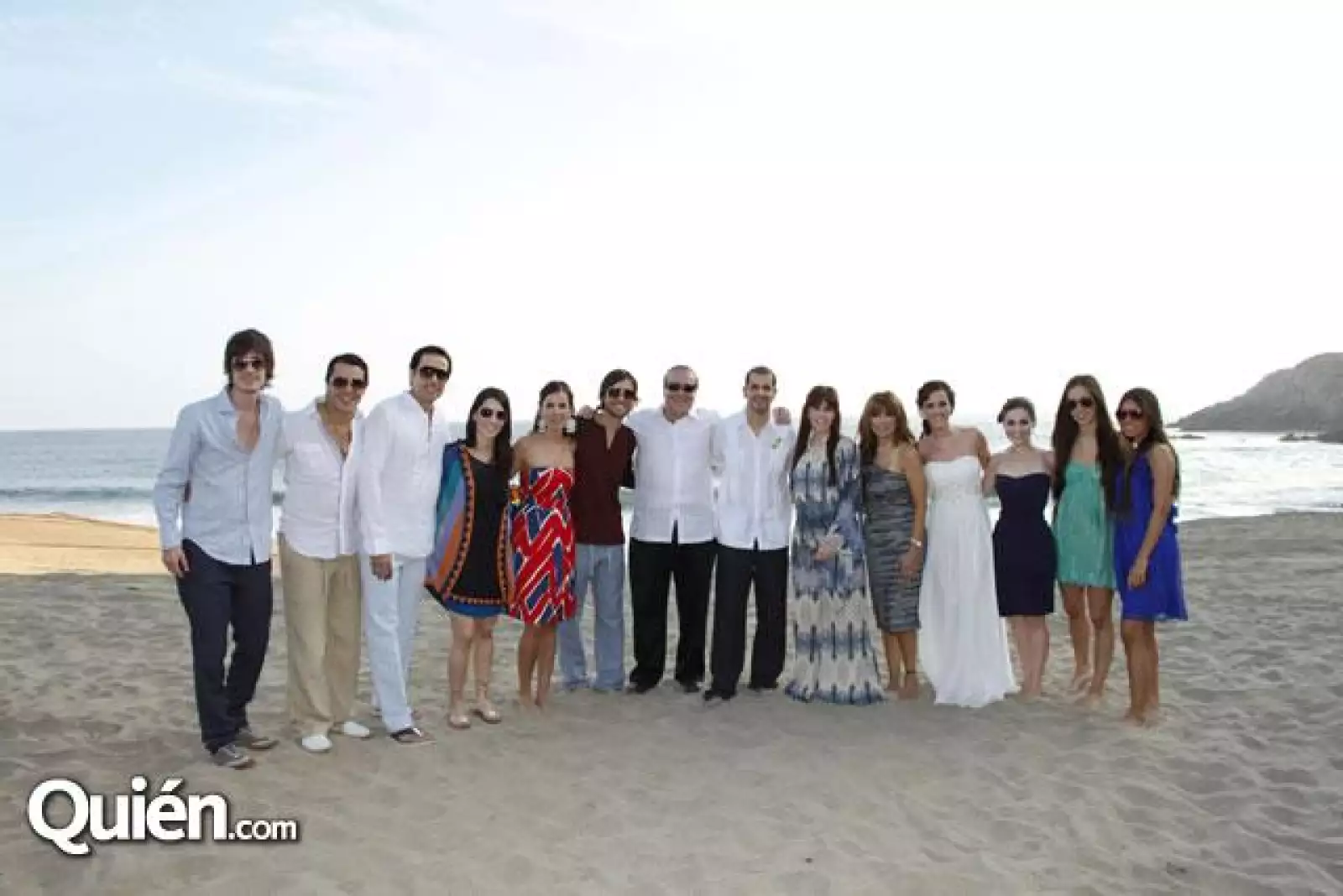 Familia Leaño Chaurand,Familia Gutiérrez García y los novios