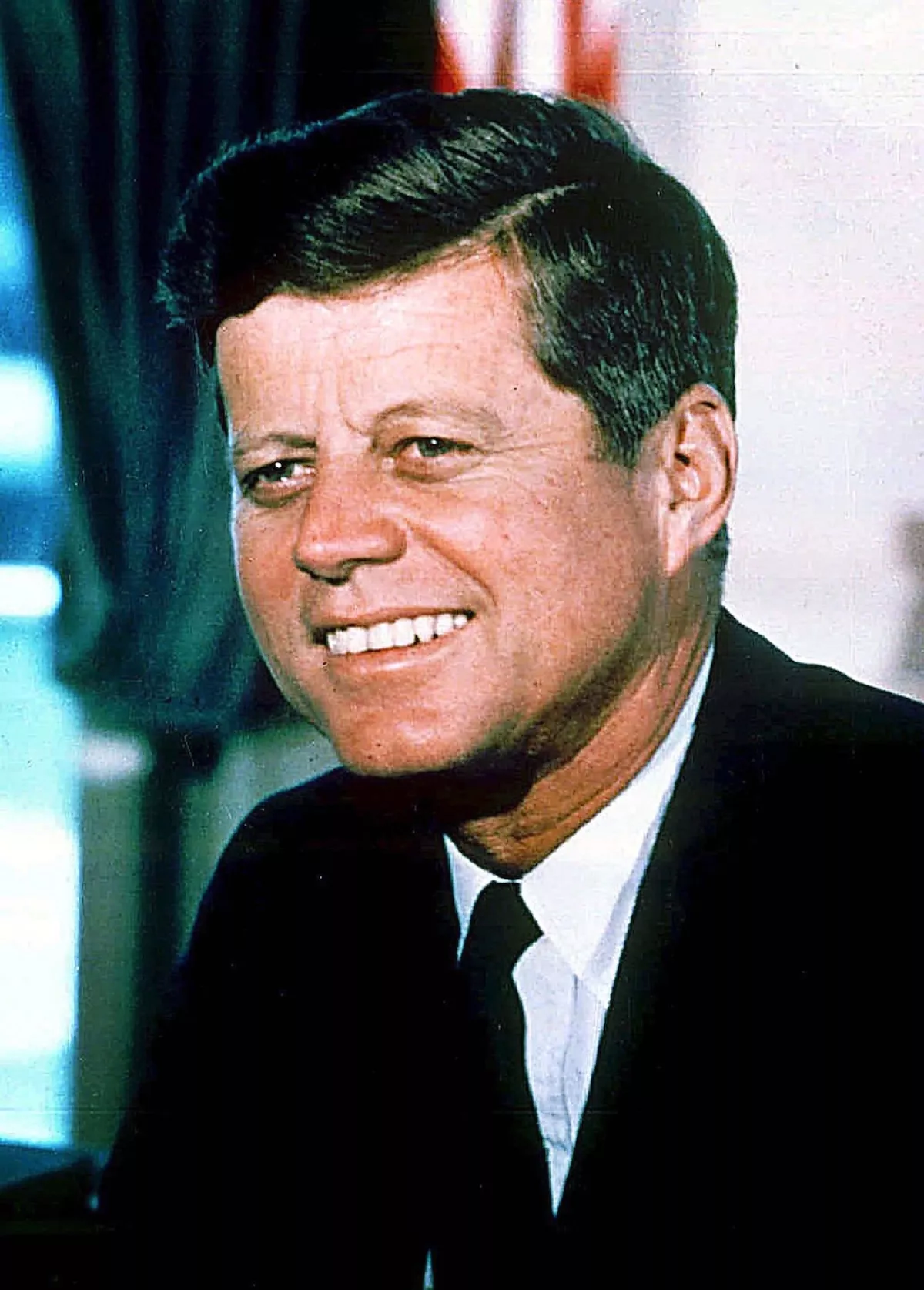 John Fitzgerald Kennedy (May 29, 1917 - November 22, 1963), 35th President of the United States, serving from 1961 until his assassination in 1963.
