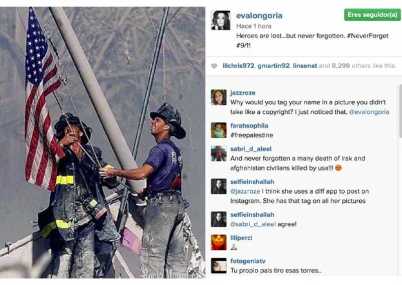 Personalidades internacionales recuerdan con mensajes de aliento en sus redes sociales el día de los atentados terroristas en Estados Unidos ocurridos el 11 de septiembre de 2001.