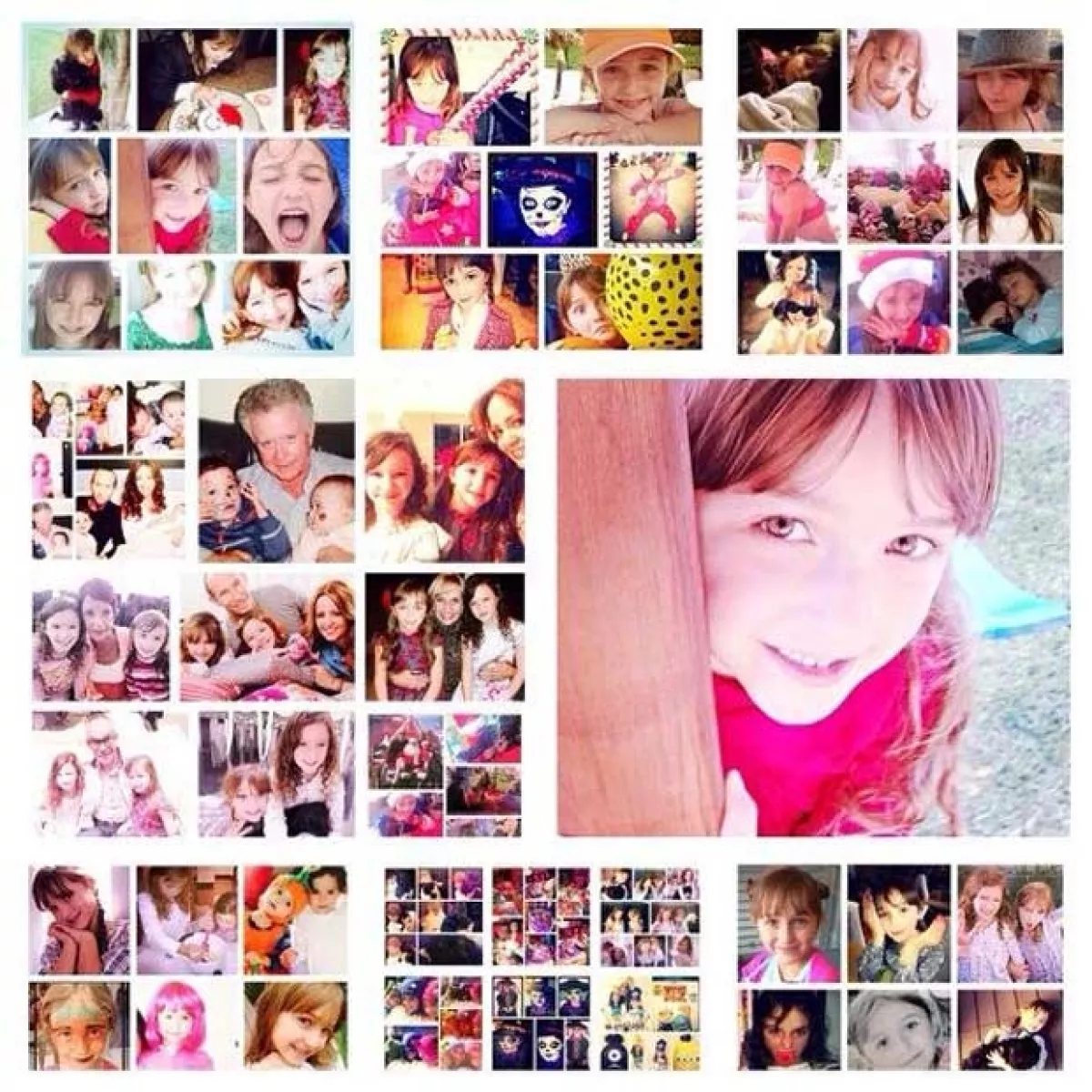 La hija pequeña de Andrea y Erik, cumplió ayer siete años de edad.