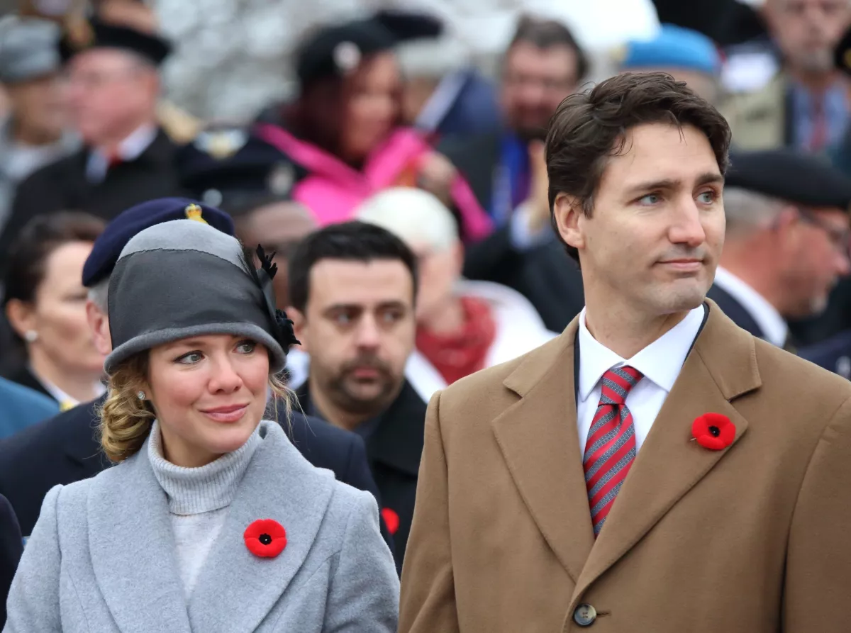 Justin Trudeau y su esposa se separan.