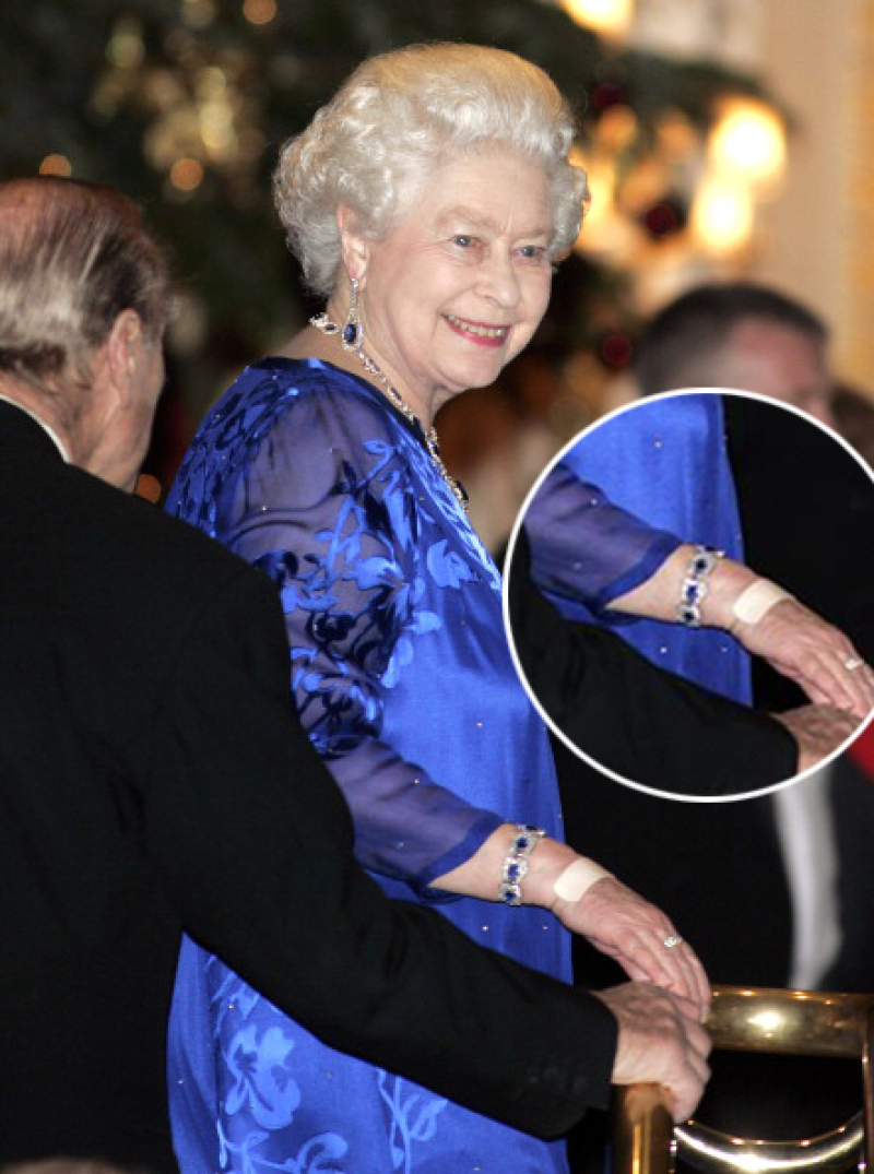 la reina Isabel en su cumpleaños 80