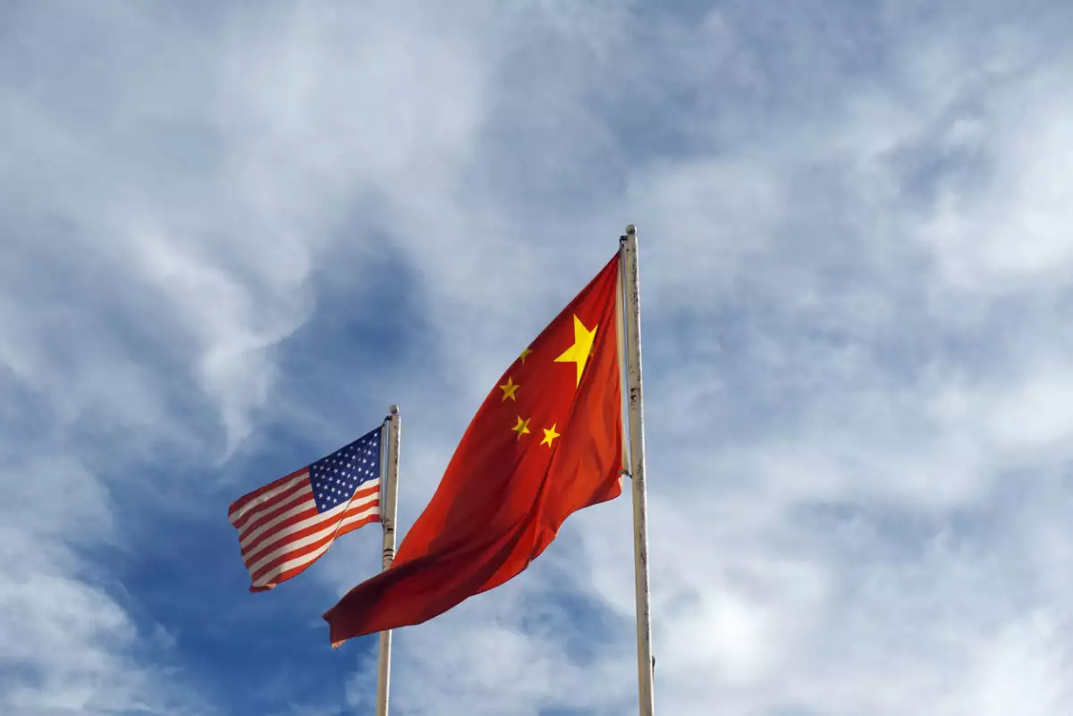 china estados unidos bandera