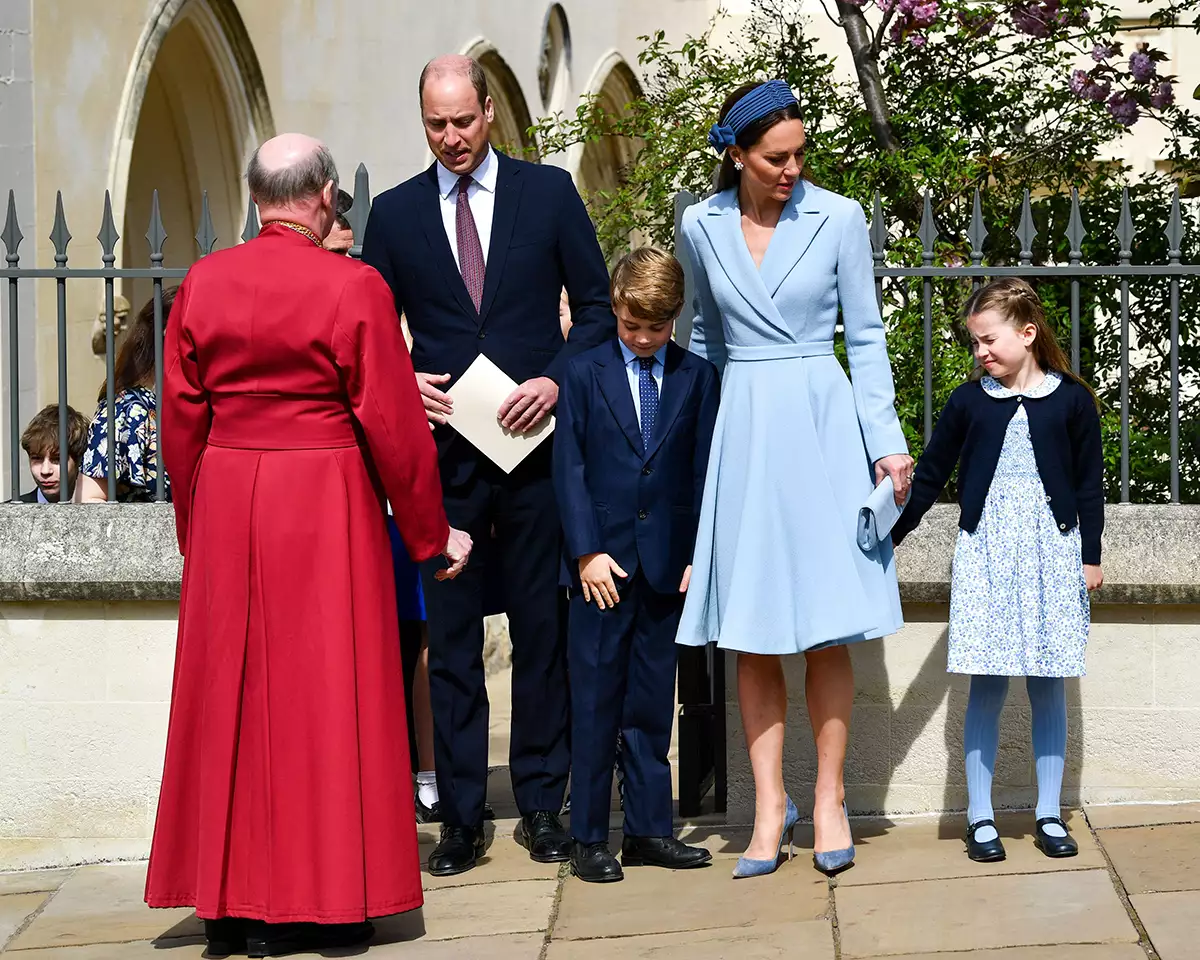 The Royal Family attend the Easter Mattins Service, St. George's Chapel, Windsor Castle, UK - 17 Apr 2022