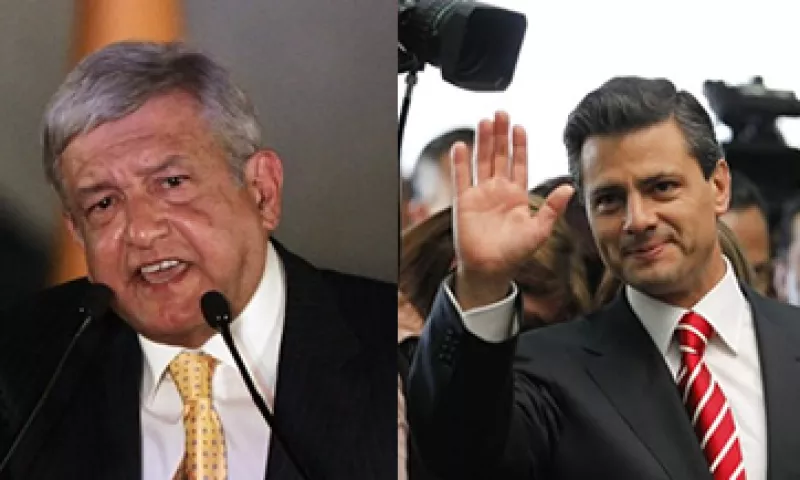 El CIDAC ve más afin la propuesta en materia de subsidios de Peña Nieto (der), y en el extremo opuesto a la de Obrador (izq). (Foto: Especial)
