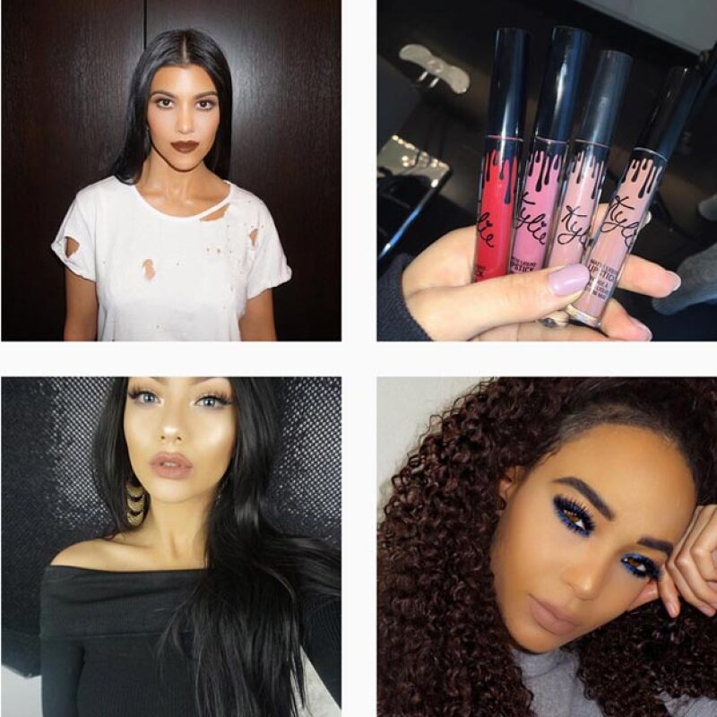 Kylie se ha apoyado en sus hermanas y amigas para dar imagen a sus productos.