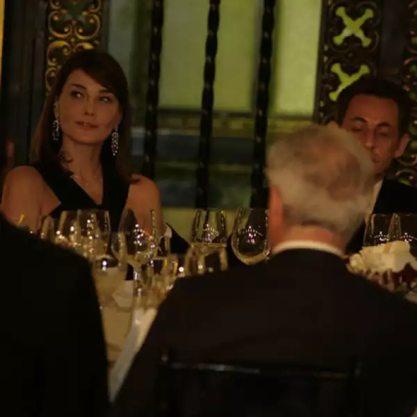 Cena Sarkozy en Palacio Nacional