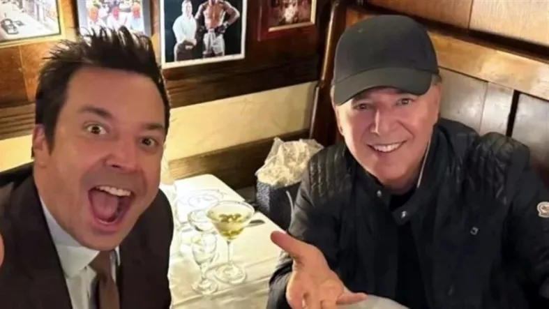 Jimmy Fallon y Tommy Mottola