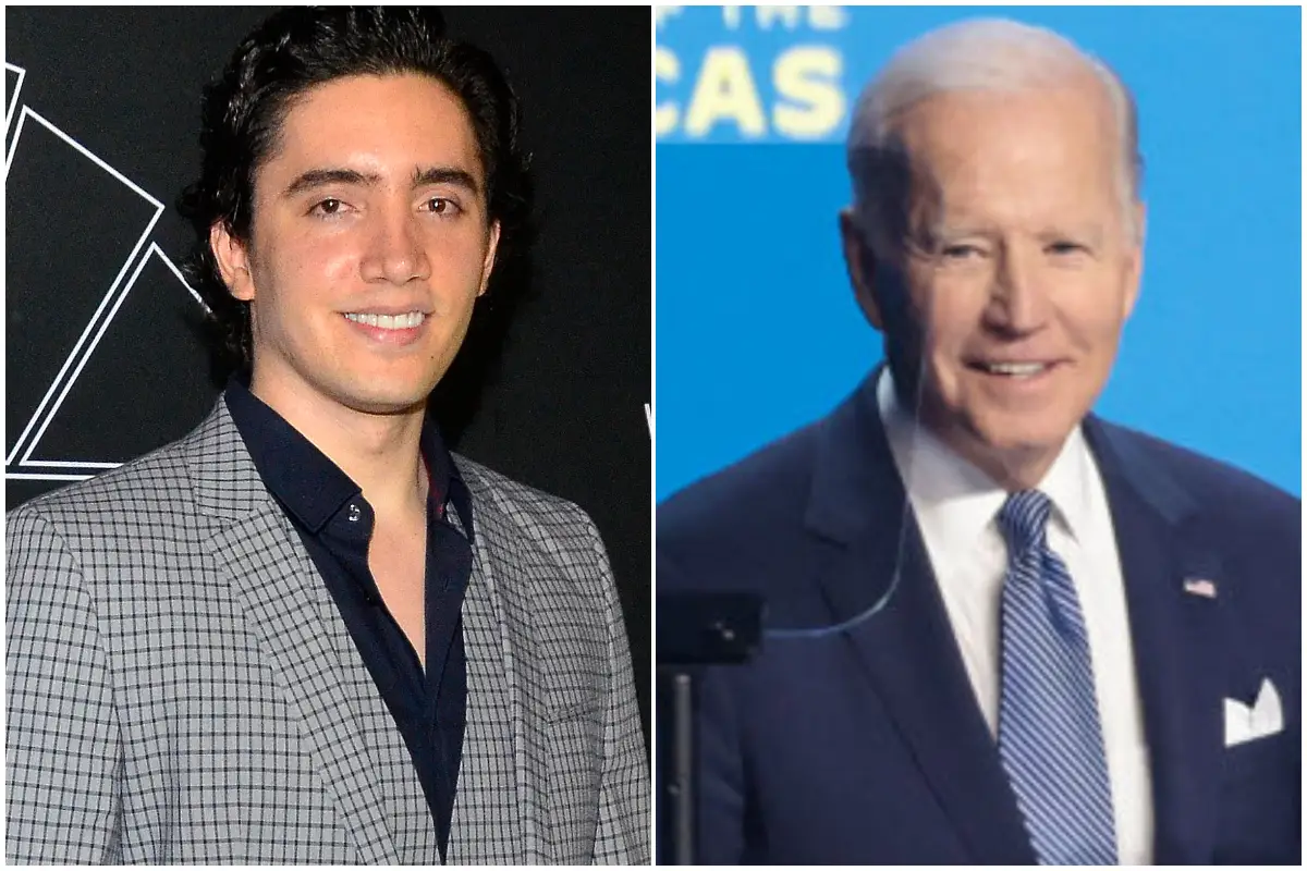 Alex Fernández y Joe Biden
