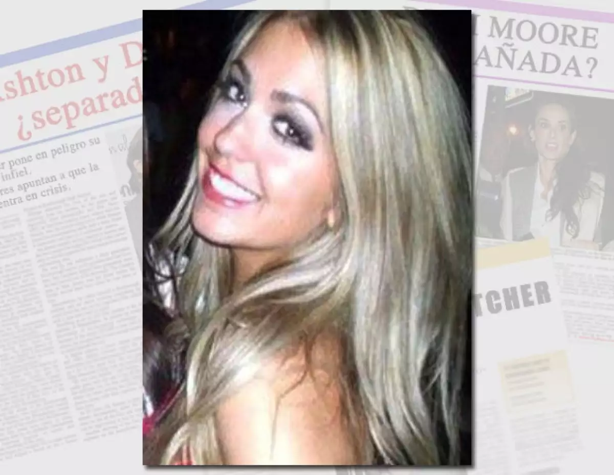 LA MANZANA DE LA DISCORDIA. Sara Leal es la supuesta joven con quien Ashton le fue infiel a Demi.