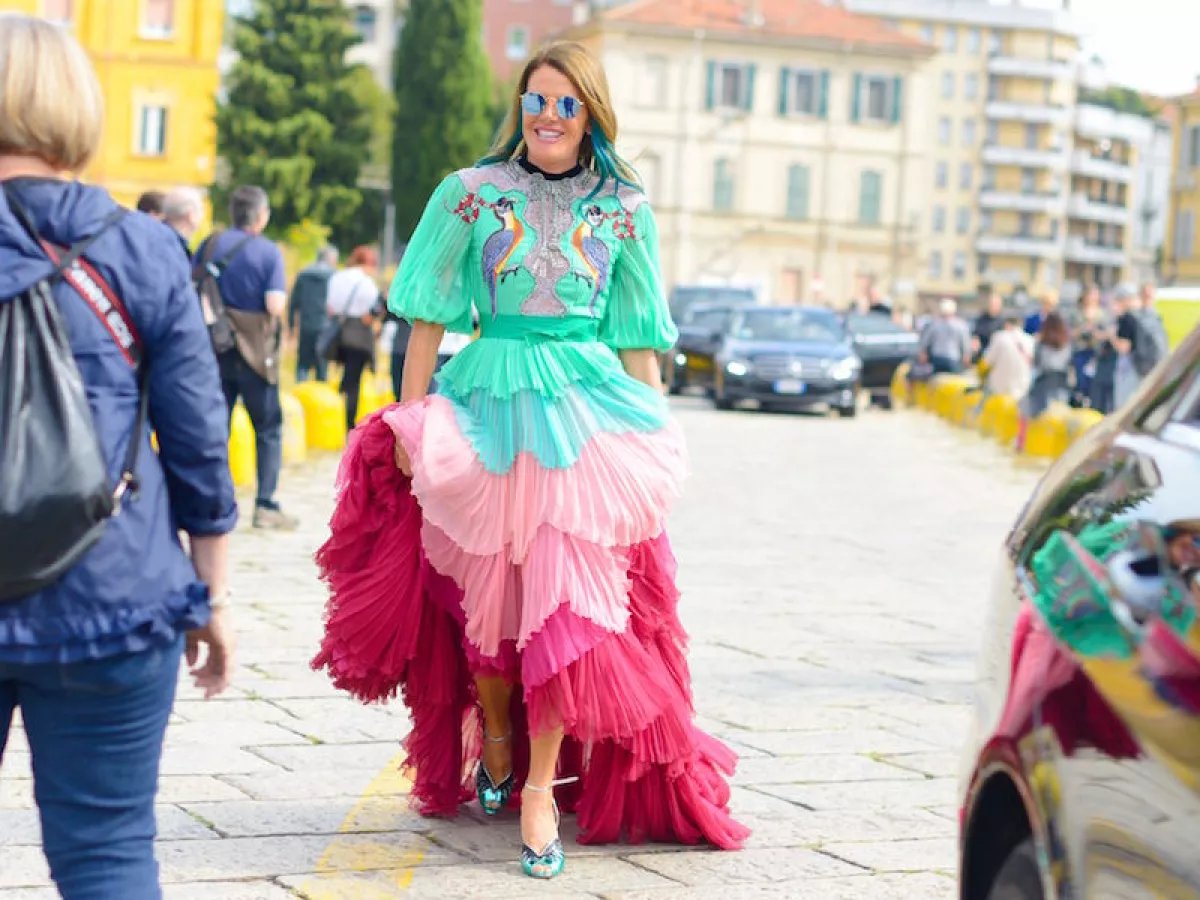 Street Style, Spring Summer 2017, Milan Fashion Week, Italy - 21 Sep 2016