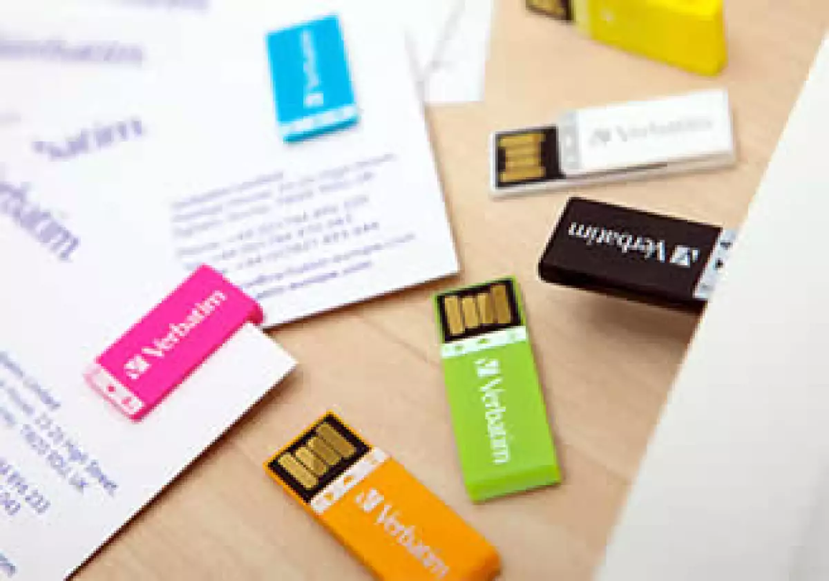 La marca incursiona en nuevos medios de almacenaje de datos, como memorias USB. (Foto: Cortesía Verbatim)