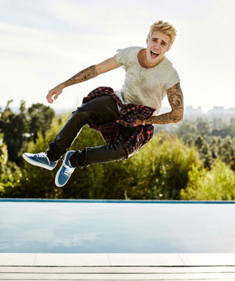 Justin Bieber se mostró como rubio al mundo hace apenas dos meses.