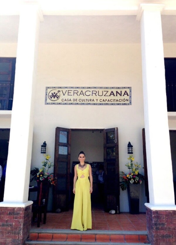 Este año Ana inauguró una casa de cultura y capacitación en Antigüa, Veracruz.