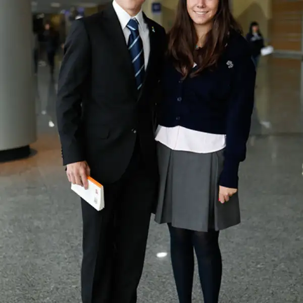 Rodrigo Soria y Alejandra Díaz
