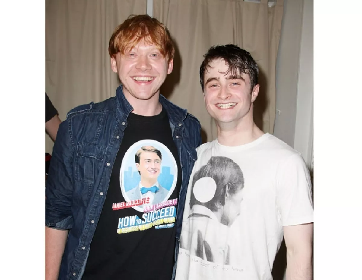 Los actores británicos interpretaron a dos grandes amigos en las películas de Harry Potter.