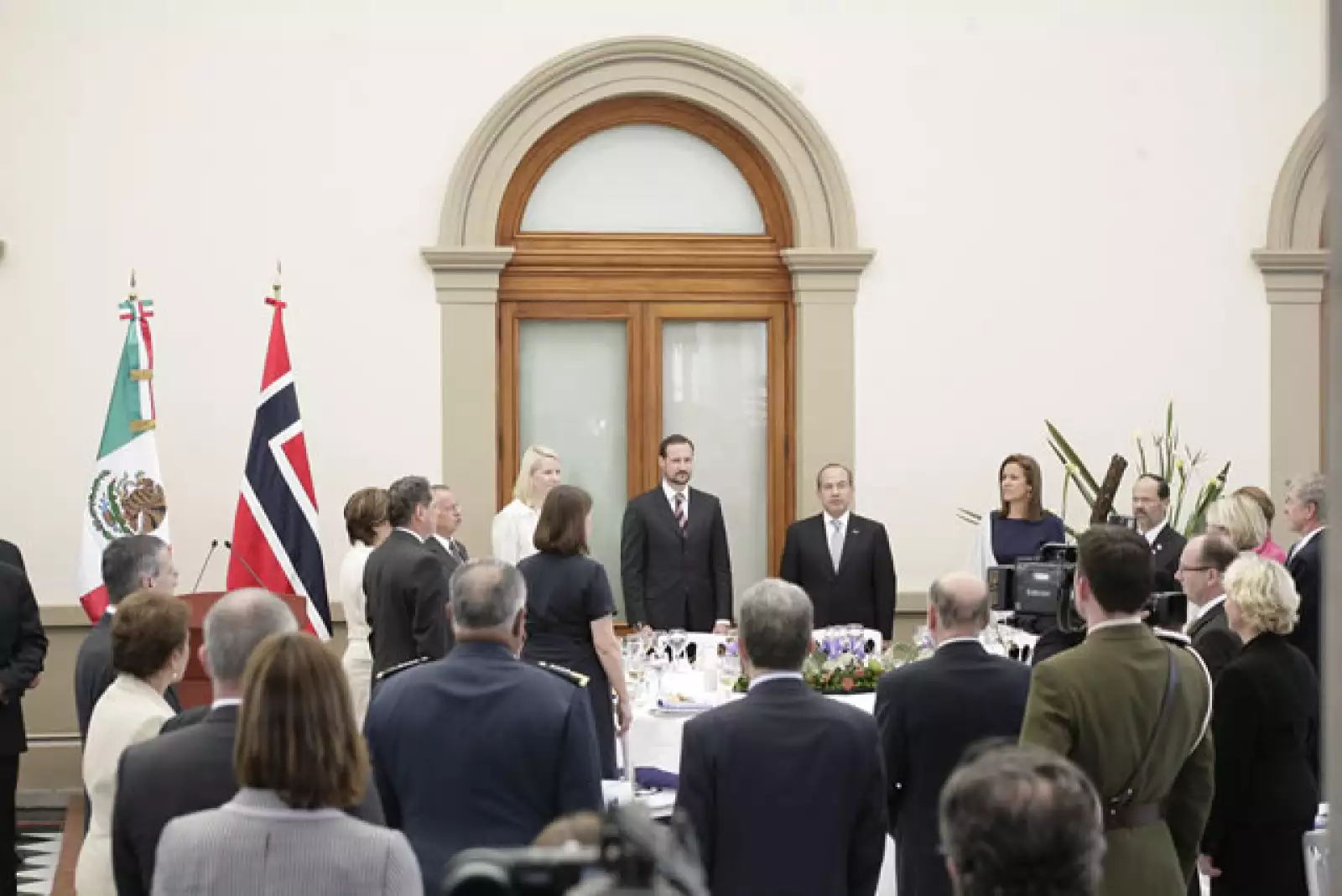 PRINCIPES DE NORUEGA EN CASTILLO DE CHAPULTEPEC